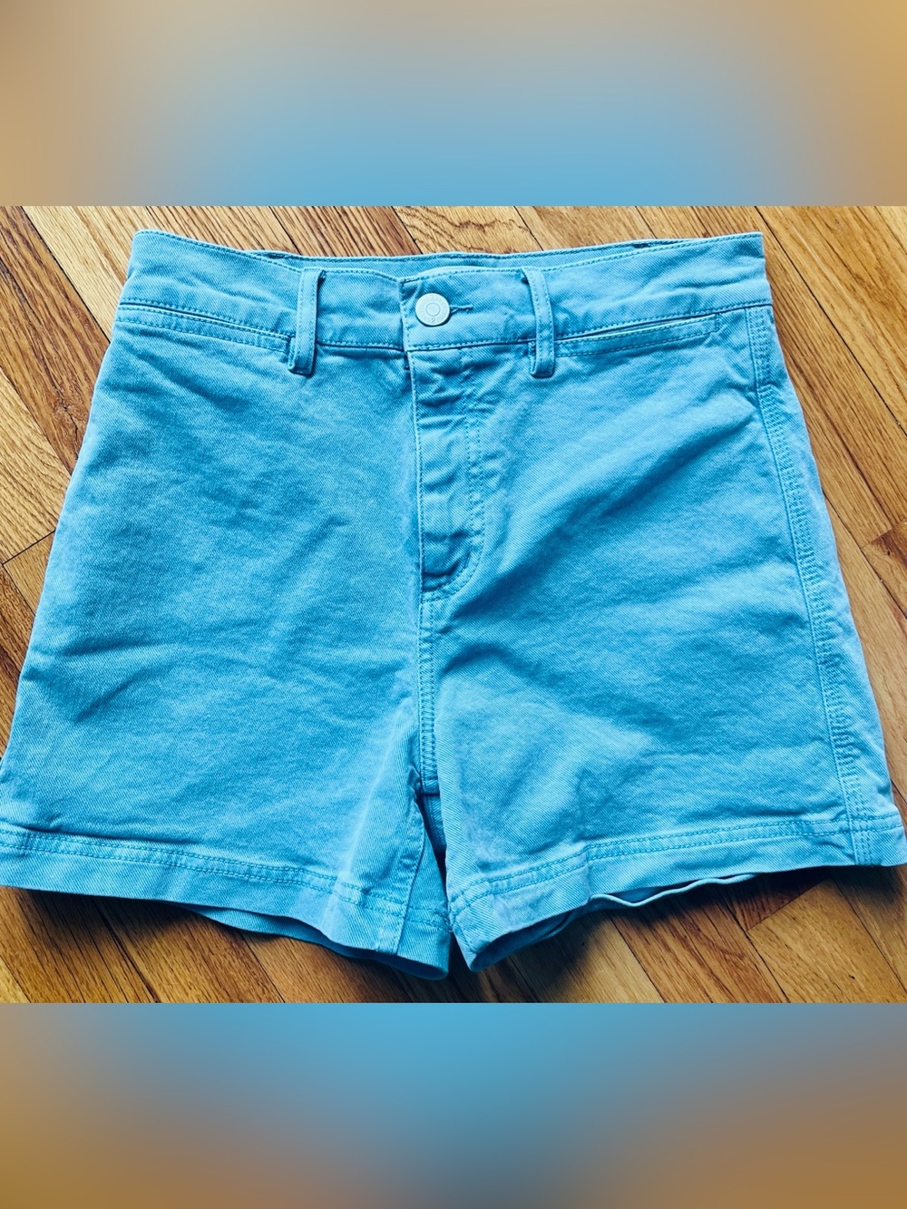 Lou & Grey Light Blue High Waist Casual Shorts